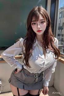 女孩海报